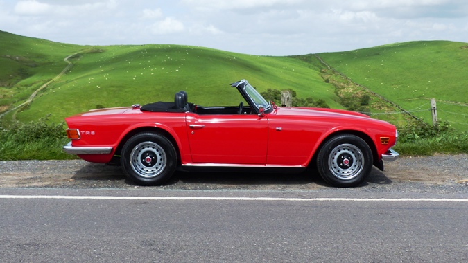 Click Here to read more of Paul Bayley's 1972 Triumph TR6
